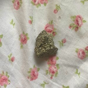 Raw pyrite crystal piece